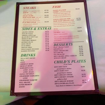 Zapata's - Mexican Near Me - Texarkana, Texas