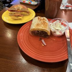 Paradise Bakery and Cafe Gretna - Gyro Wrap and Breakfast Bagel Sandwich