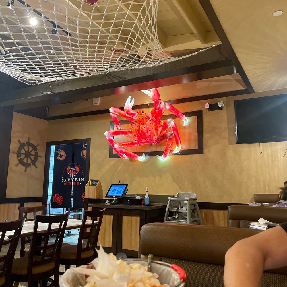 Captain Crab - Super cool interior. Reminds me of the Krusty Krab. - Seafood Near Me - Sacramento, California Captain Crab - Super cool interior. Reminds me of the Krusty Krab. - Seafood Near Me - Sacramento, California