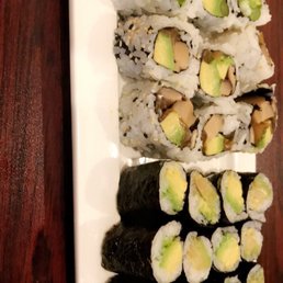 Avocado roll, Veggie Roll and AAC roll. Yummy