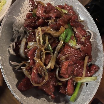 reHARU Sushi - Mongolian Beef (so tender and big portion) - Sushi Bars Near Me - Anchorage, Alaska reHARU Sushi - Mongolian Beef (so tender and big portion) - Sushi Bars Near Me - Anchorage, Alaska