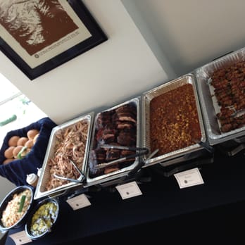 Old Blue BBQ - Full spread w/buns, slaw, pickles, pulled ckn, baby back ribs, bourbon peach beans & bacon-wrapped cheese stuffed jap poppers - Caterers Near Me - Alexandria, Virginia Old Blue BBQ - Full spread w/buns, slaw, pickles, pulled ckn, baby back ribs, bourbon peach beans & bacon-wrapped cheese stuffed jap poppers - Caterers Near Me - Alexandria, Virginia