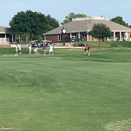 Talk about bad golf edicate directly in front of the pro shop. 8 some wow