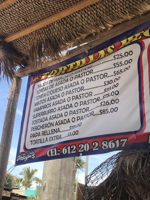 Menu photo 1 Tacos el Poblano Todos Santos, BCS Menu photo 1 Tacos el Poblano Todos Santos, BCS