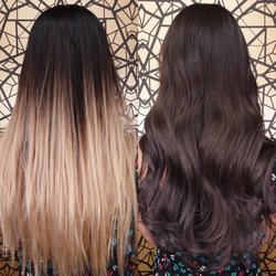 Vana Glory Studio - Color correction from blonde to brunette.