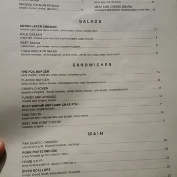 Copper Fox Gastropub - Menu - New American Near Me - Chicago, Illinois