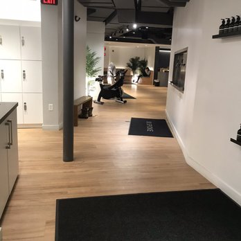 B/SPOKE - Hallway with lockers - Gyms Near Me - Wellesley, Massachusetts
