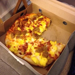 Actually super delicious breakfast pizza.