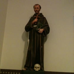 St. Francis statue.
