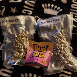 Uper Weed - 2oz of popcorn kush 1200mg gummy's