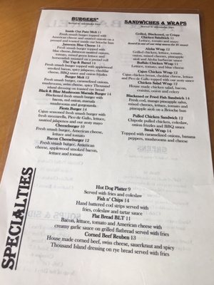 Menu photo 2 Tap & Barrel Wolcott, CT Menu photo 2 Tap & Barrel Wolcott, CT