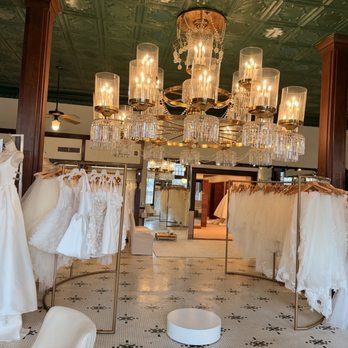 Low's Bridal - Chandelier Room where you try on. - Bridal Near Me - Brinkley, Arkansas