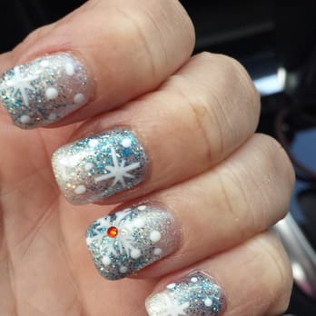 Joy Nails & Spa - This is my 3rd time getting my nails done w Tu & I really like my sparkling nails - Nail Salons Near Me - Oceanside, California