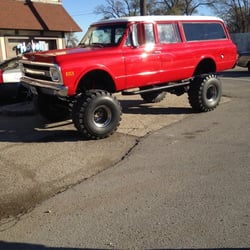Howell's Body & Frame Service - 3 Door Chevy Suburban