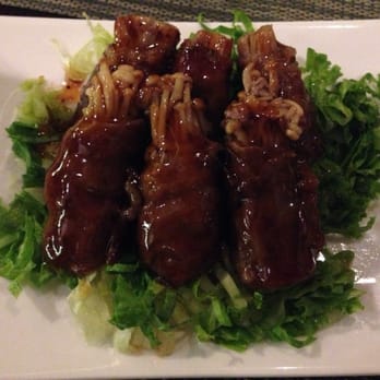 Fukui Sushi - $7 - Beef roll with enoki mushrooms - Sushi Bars Near Me - Toronto, Ontario