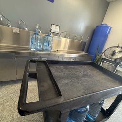 Aqua Love Water & Asian Store - Filling station & uline cart
