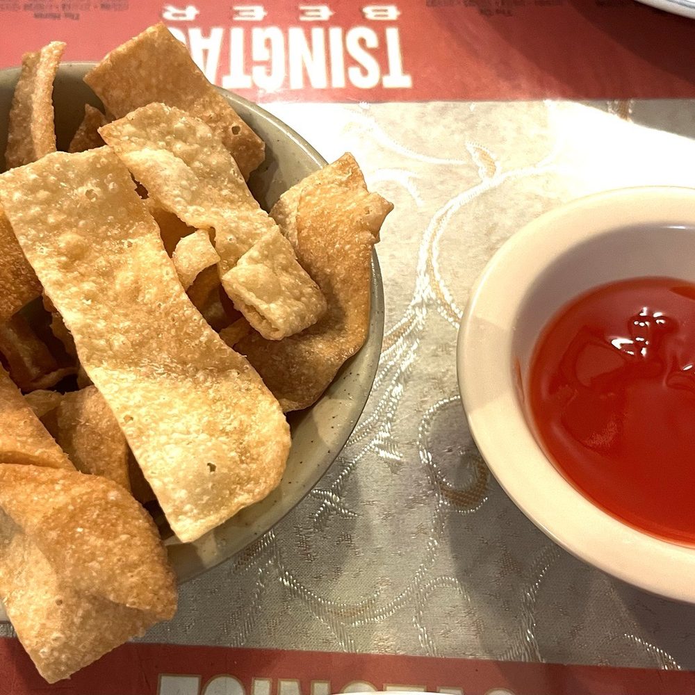 Golden China Restaurant - Crispy wontons sweet sauce (served while waiting) - Chinese Near Me - Rialto, California Golden China Restaurant - Crispy wontons sweet sauce (served while waiting) - Chinese Near Me - Rialto, California