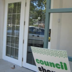 Front door to shop