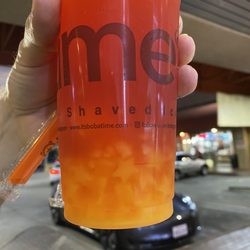 It’s Boba Time - Mango strawberry tea with mango jelly stars!! Look how cute!!!