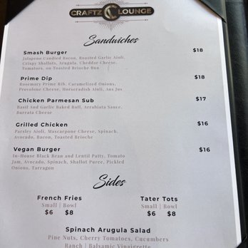 Craftz Lounge - Menu - Cocktail Bars Near Me - Riverside, California