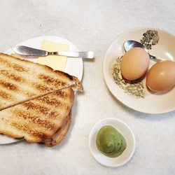 PappaRich - Toasted Hainan Bread with Butter and Kaya from PappaRich Malaysian Delights