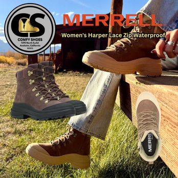 Comfy Shoes - Rain, Slush or Snow - Merrell Haper Waterproof boots keeps you dry on the go. - Accessories Near Me - Anaheim, California Comfy Shoes - Rain, Slush or Snow - Merrell Haper Waterproof boots keeps you dry on the go. - Accessories Near Me - Anaheim, California