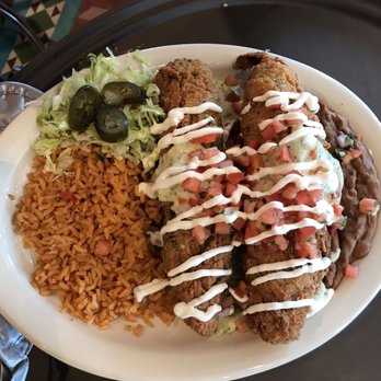 Chuy's - Chile Relleno; featuring 2 Chicken Rellenos - Tex-Mex Near Me - Jacksonville, Florida Chuy's - Chile Relleno; featuring 2 Chicken Rellenos - Tex-Mex Near Me - Jacksonville, Florida