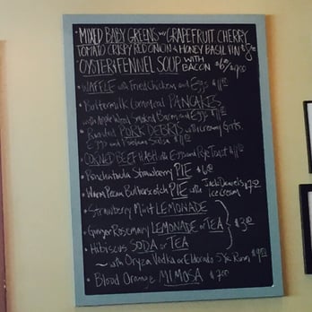 High Hat Cafe - Today's brunch list. Check out the desserts and drinks!!! - Southern Near Me - New Orleans, Louisiana