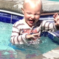 Baby Seals Swim Academy - My two year old daughter Mabel enjoying the water in our backyard. Thanks Steffi!