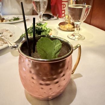 Ocean Prime - pomegranate mule - Seafood Near Me - Denver, Colorado