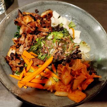 The Crawlspace Gastropub - Korean Banchan Salad w/BBQ Chicken! My new favorite salad, loved it!! - Gastropubs Near Me - Mercer Island, Washington The Crawlspace Gastropub - Korean Banchan Salad w/BBQ Chicken! My new favorite salad, loved it!! - Gastropubs Near Me - Mercer Island, Washington