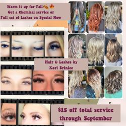 Hair and lashes by Kori brinlee