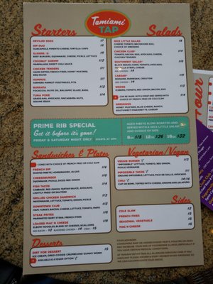 Menu photo 6 Tamiami Tap Sarasota, FL Menu photo 6 Tamiami Tap Sarasota, FL