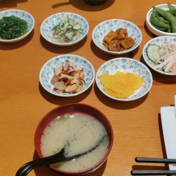 Kyoto - Banchan and miso soup - Japanese Near Me - Lakewood, Washington Kyoto - Banchan and miso soup - Japanese Near Me - Lakewood, Washington
