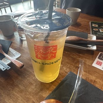 Shinya Shokudo - Sweet Green Tea - Izakaya Near Me - Seattle, Washington