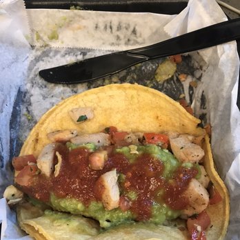 Senor Taco Express - One down one to go! Huge grilled chicken tacos with pico and guacamole! - Mexican Near Me - Scottsdale, Arizona Senor Taco Express - One down one to go! Huge grilled chicken tacos with pico and guacamole! - Mexican Near Me - Scottsdale, Arizona