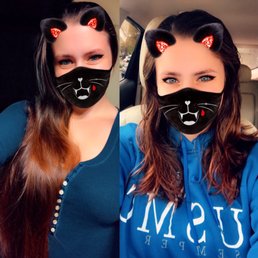 Before and after my haircut!