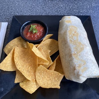 The Blue Hen Cafe - Jerk chicken California burrito - Southern Near Me - Saint Augustine, Florida