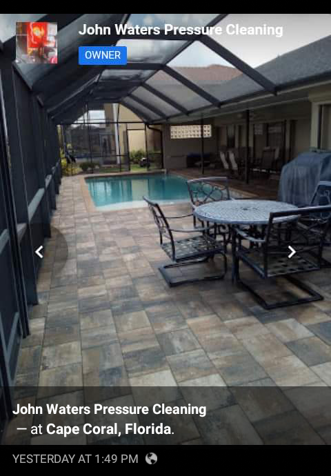 Slide of John Waters Pressure Cleaning