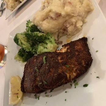 Vilorio’s Bar & Bistro - Blackened salmon - delicious, as were the mashed potatoes! - New American Near Me - North Attleborough, Massachusetts Vilorio’s Bar & Bistro - Blackened salmon - delicious, as were the mashed potatoes! - New American Near Me - North Attleborough, Massachusetts