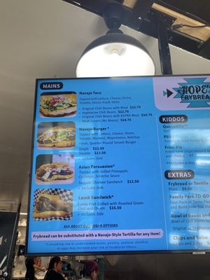 Menu photo 4 Hope's Frybread Mesa, AZ