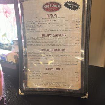 Steve & Andrea's Restaurant - Menu - Breakfast & Brunch Near Me - Rutherford, New Jersey Steve & Andrea's Restaurant - Menu - Breakfast & Brunch Near Me - Rutherford, New Jersey