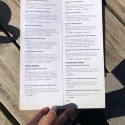 Davenport Arms - Wine menu