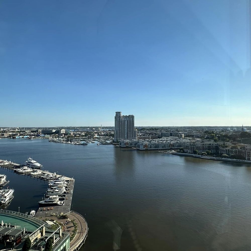 Baltimore Marriott Waterfront - View of the harbor looking towards Fort McHenry - Hotels Near Me - Baltimore, Maryland Baltimore Marriott Waterfront - View of the harbor looking towards Fort McHenry - Hotels Near Me - Baltimore, Maryland