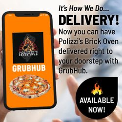 Polizzi’s Brick Oven - Delivery now available with GrubHub!