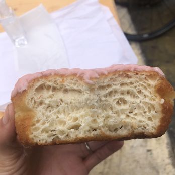 Johnny Doughnuts - $3.75 for an extremely chewy and dense donut that had been sitting out - Donuts Near Me - San Rafael, California