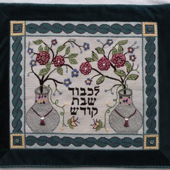 Stitches Needlepoint - Challah Covers - All handpainted Custom designed and Stitched - Knitting Supplies Near Me - Brooklyn, New York