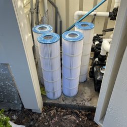 Coral Pools - Our clean filters after a 6-12 month period