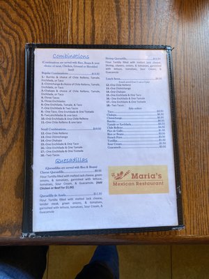 Menu photo 8 Maria's Mexican Restaurant Verdi, NV Menu photo 8 Maria's Mexican Restaurant Verdi, NV