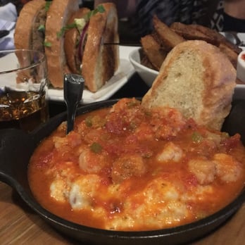 Bosscat Kitchen & Libations - Shrimp grits Gouda gumbo $18 - New American Near Me - Irvine, California Bosscat Kitchen & Libations - Shrimp grits Gouda gumbo $18 - New American Near Me - Irvine, California